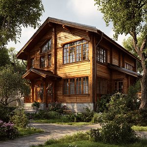 дом из бруса под ключ (фото) | Строительная компания «Wood Home» дом из бруса под ключ (фото)