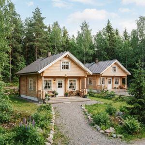 Финский дом из клееного бруса (рисунок) | Строительная компания «Wood Home» Финский дом из клееного бруса (рисунок)